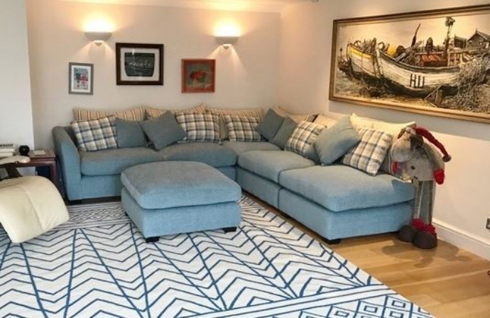 Hambledon Corner Sofa in Wemyss Palamino 32 Sky