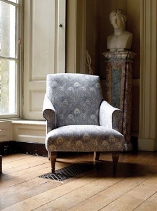 Hamsey Chair in Liberty Hebe Indigo