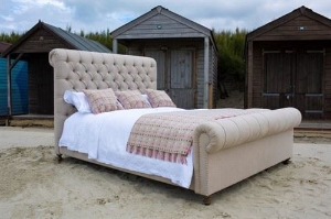 Pentlow King Bed In Swaledale Linen