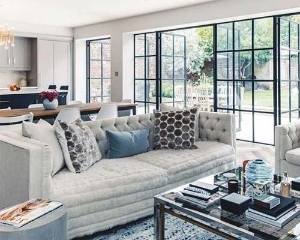 Haresfield 3 Seater Sofa in Sole Linen