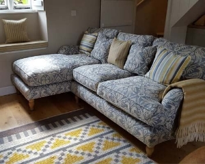 Alwinton Chaise in Clarke & Clarke Print
