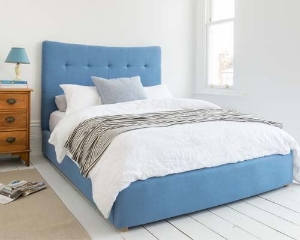 Mountclare King Bed in Tough as Houses Cornflower Blue