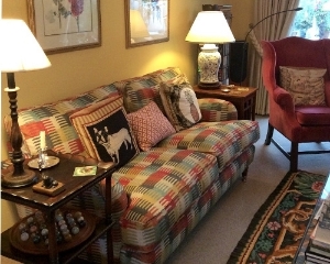 Alwinton 2 Seater Sofa in Warwick Medina Watermelon