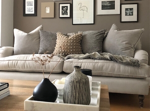 Alwinton 3 Seater Sofa in House Plain Clay