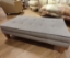 Clearance Manchester: Kirdford Footstool in Clever Matt Velvet Fossil