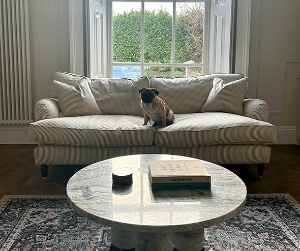 Alwinton 3 Seater Sofa in Cotton Stripe Sage