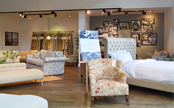Take a virtual tour of our Nottingham sofa showroom