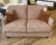 Clearance Edinburgh: Giggleswick 2 Seater Sofa in Cloth 22 Grand Teton Amber with Contrasting Scatters and Piping