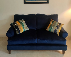 Cooksbridge 2 Seater Sofa in Odyssey Oxford Blue