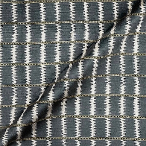 V&A Threads of India Opulent Velvets - Ikat Mirage: Pitch