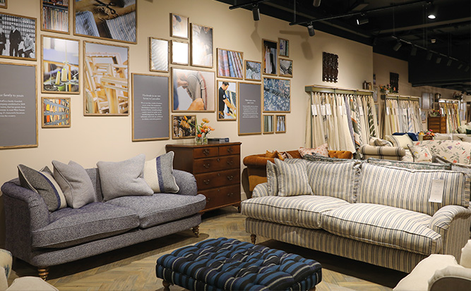 Take a virtual tour of our Chelsea sofa showroom