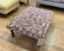 Outlet Knutsford: Porthallow Footstool in Morris & Co Sunflower Velvet