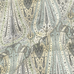 V&A Threads of India Opulent Velvets - Paisley Splendour: Powder Blue